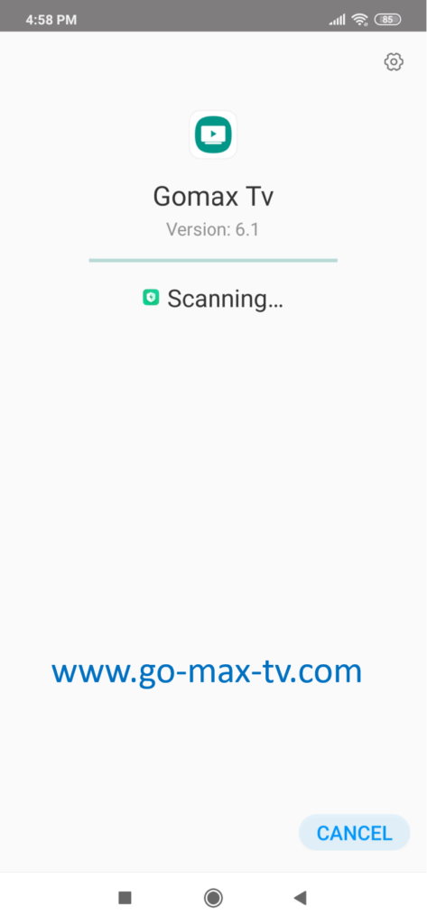 Gomax TV Scanning